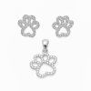 elegantny set striebro 925 labka so zirkonmi